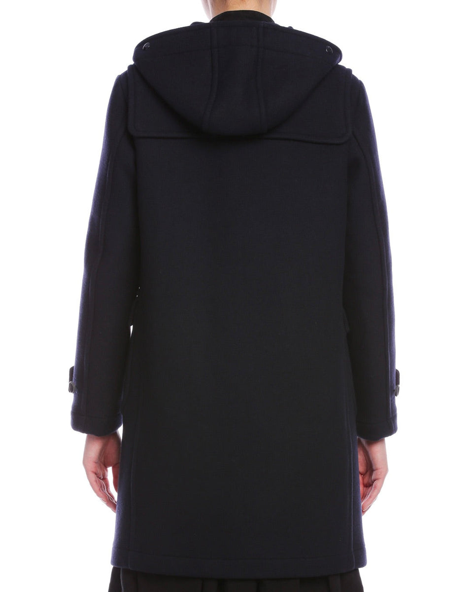 Scye】DOUBLE WOVEN WOOL MELTON DUFFLE COAT | NAVY | EDISTORIAL STORE