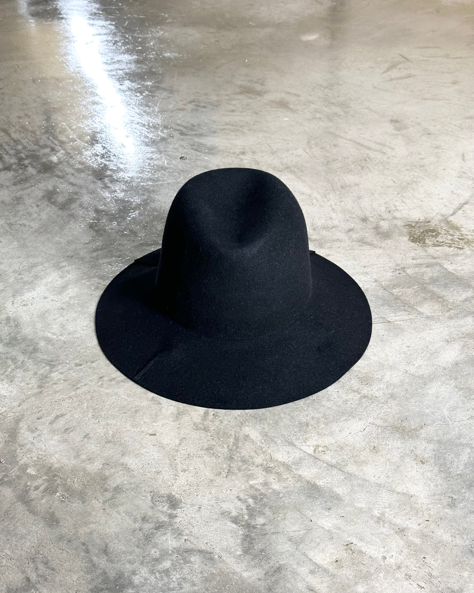 KIJIMA TAKAYUKI] DARTS FELT HAT | BLACK | EDISTORIAL STORE