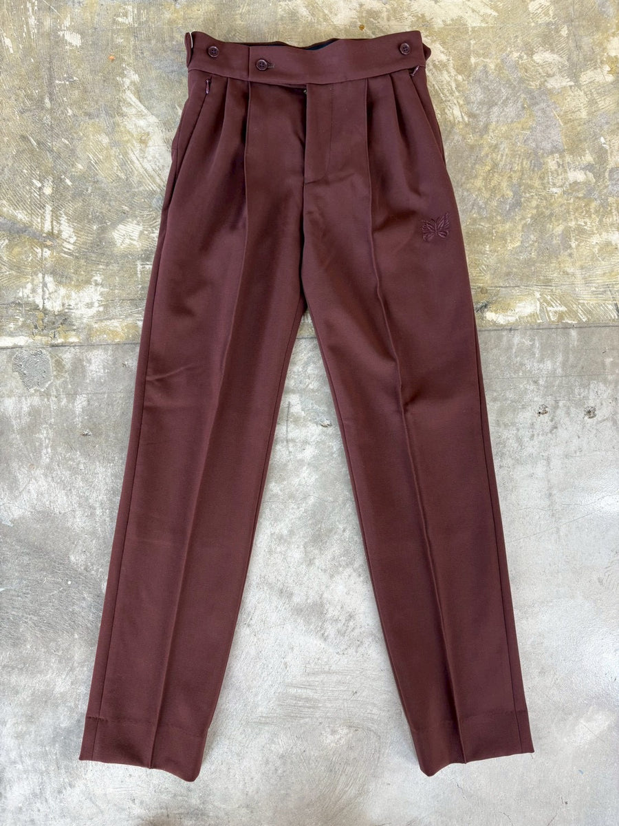 Needles】TUCKED SIDE TAB TROUSER | RED | EDISTORIAL STORE