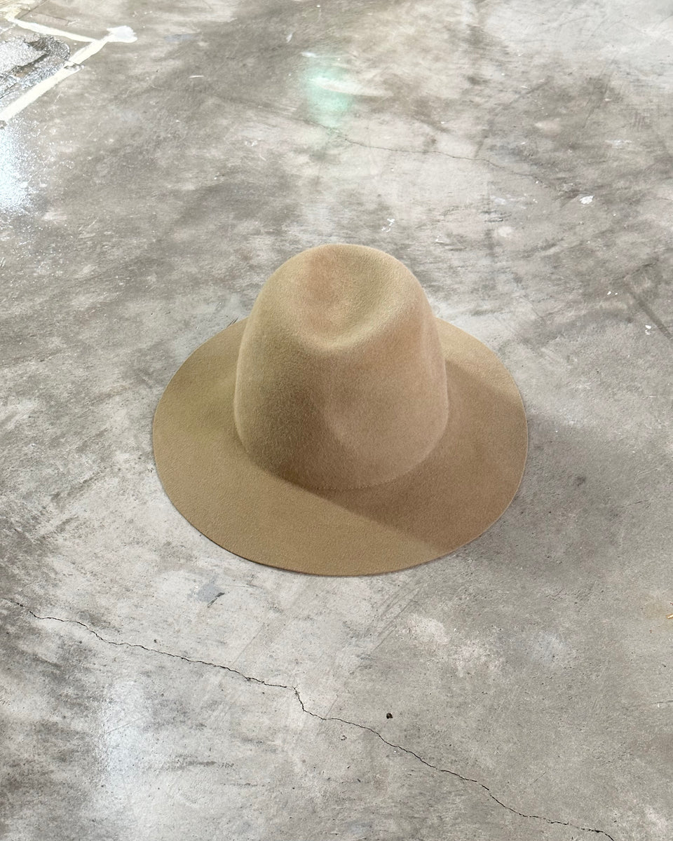 【KIJIMA TAKAYUKI】BEAVER HAIR FELT BOWLER HAT