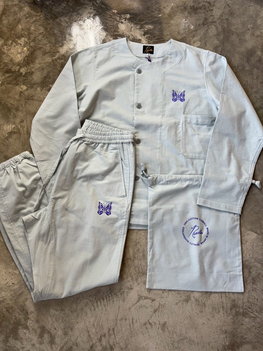 Needles】Pajama Set - Cotton Flannel | BLUE / PINK / GREEN / BLACK