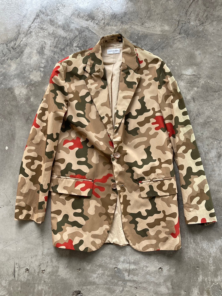 DRIES VAN NOTEN ジャケット パープル/カモフラージュ DRIES VAN NOTEN ジャケット パープル/カモフラージュ