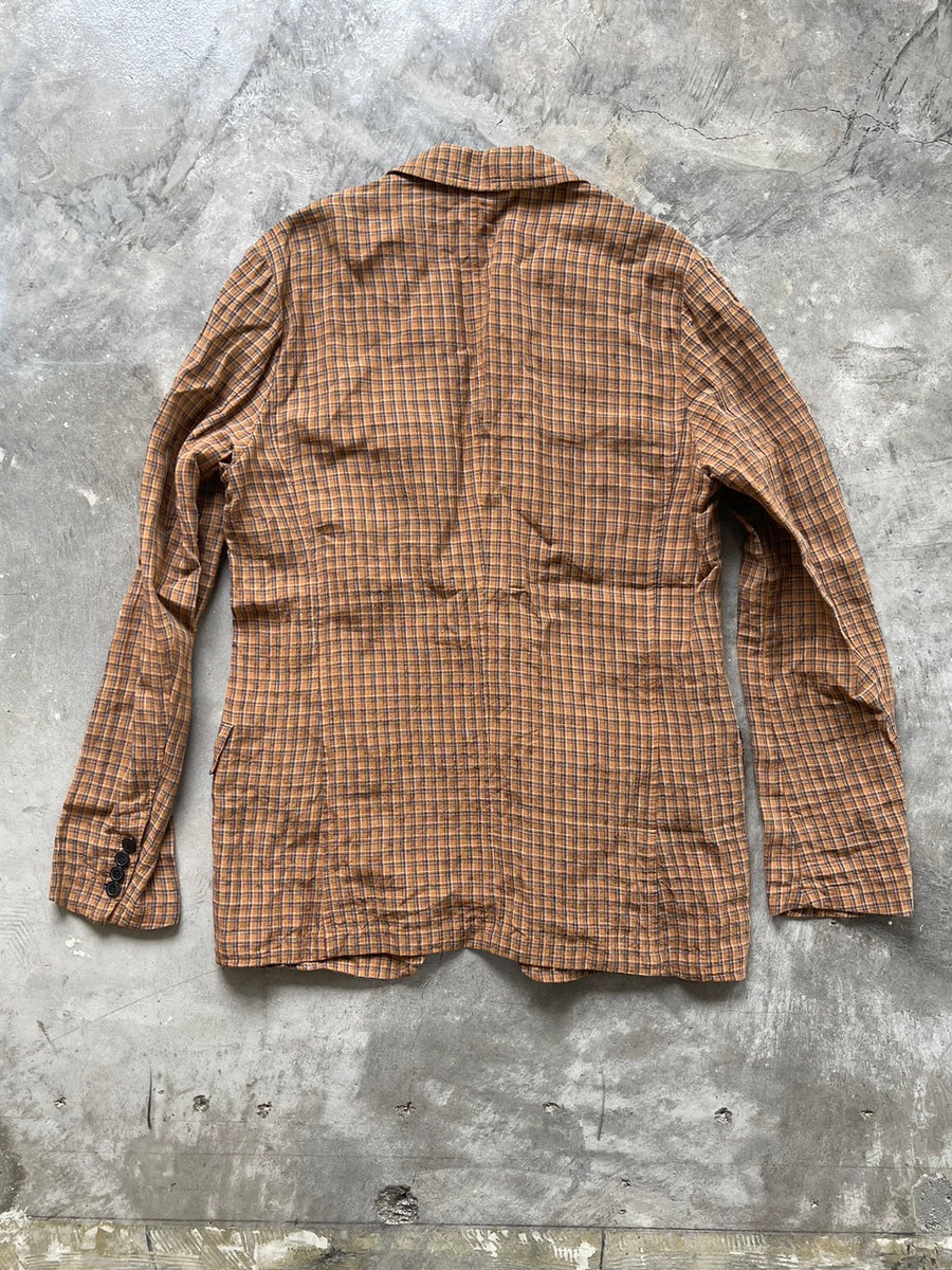 DRIES VAN NOTEN】22SS CHECK TAILORED JACKET | EDISTORIAL STORE