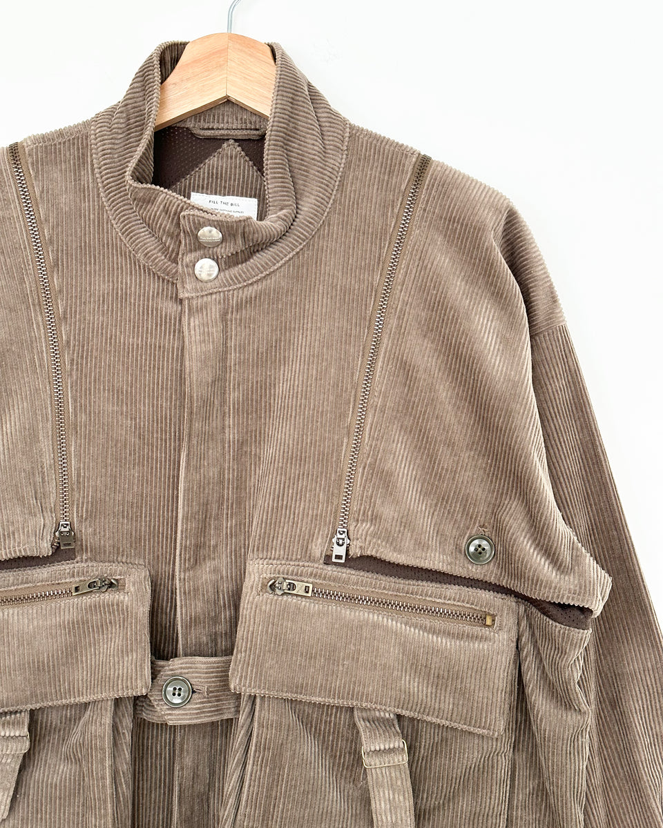 FILL THE BILL CORDUROY UTILITY ブルゾン FILL THE BILL】CORDUROY UTILITY BLOUSON | EDISTORIAL STORE