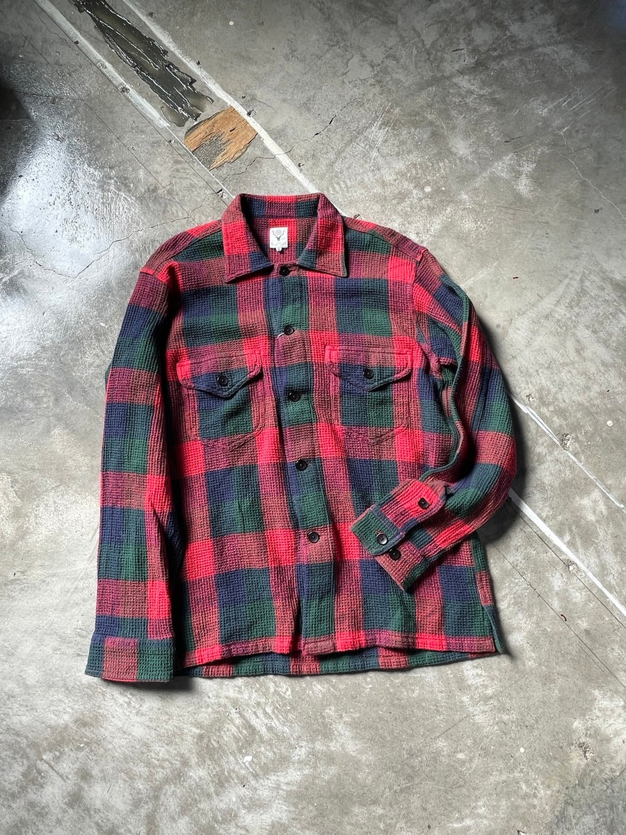 【South2 West8】SMOKEY SHIRT | RED