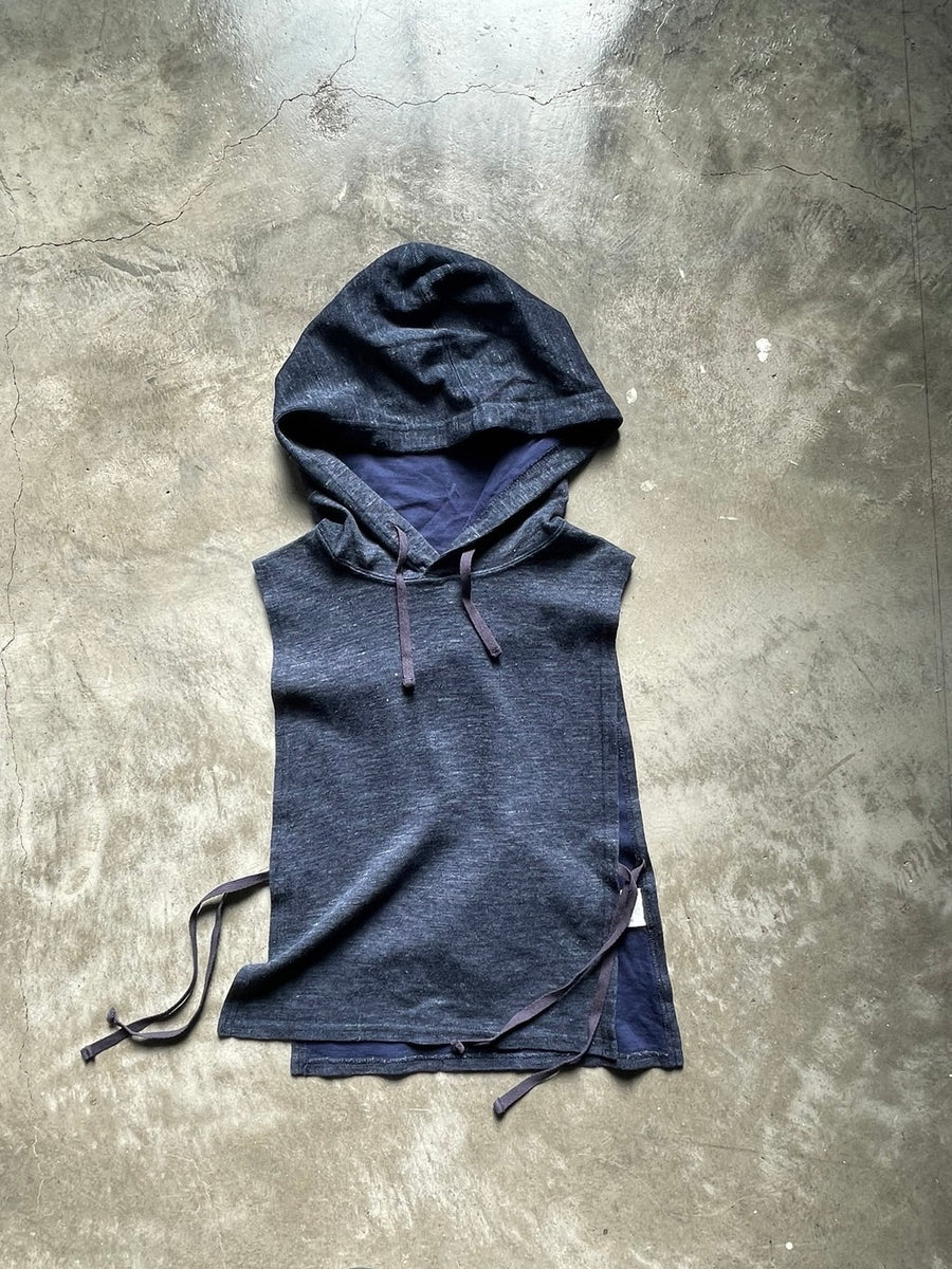 【ENGINEERED GARMENTS】HOODED INTERLINER | NAVY