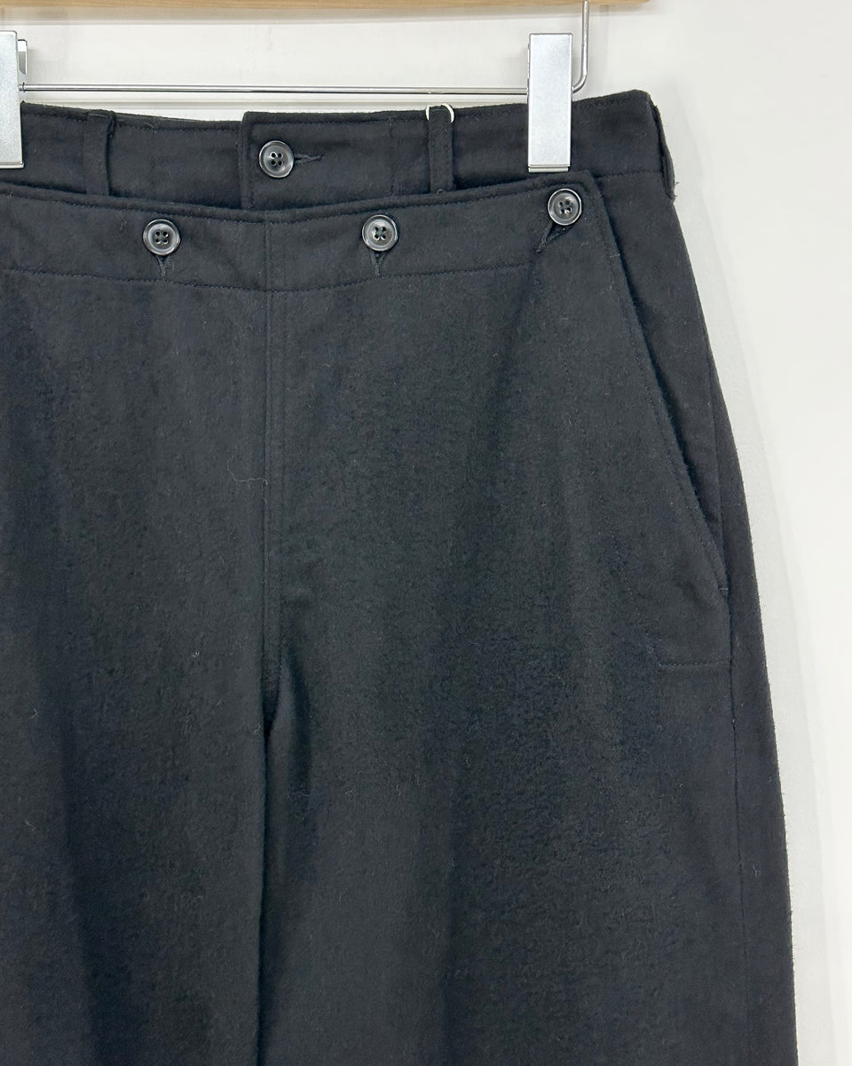 エンジニアドガーメンツ パンツ サイドライン ウール サージ 紺 アメリカ製 ENGINEERED GARMENTS エンジニアードガーメンツ サンセット