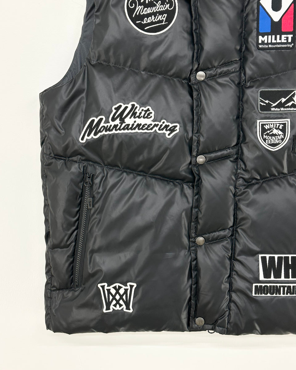 White Mountaineering】xMILLET | GORE-TEX DOWN VEST | BLACK White Mountaineering】xMILLET | GORE-TEX DOWN VEST | BLACK