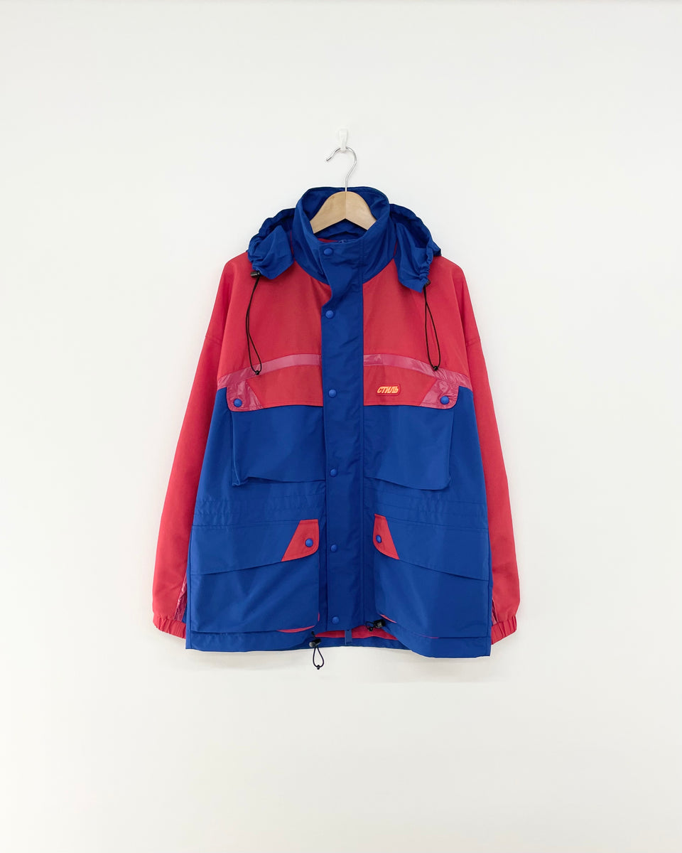 【HERON PRESTON】NYLON MULTICOLOR HOOD JACKET