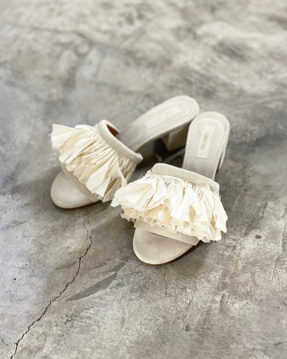 PIPPICHIC】FEATHER MULE | EDISTORIAL STORE