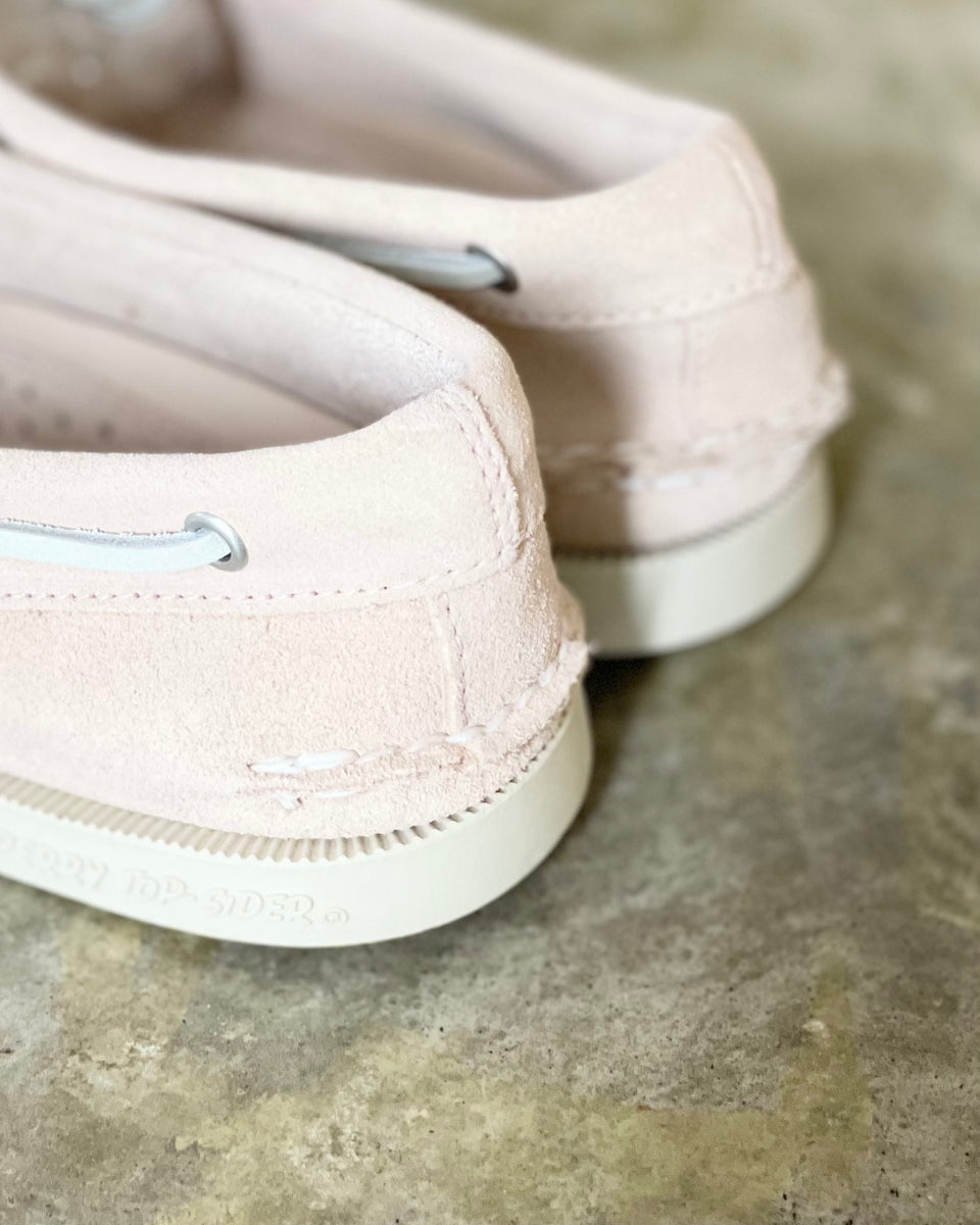White suede sperry deals topsiders