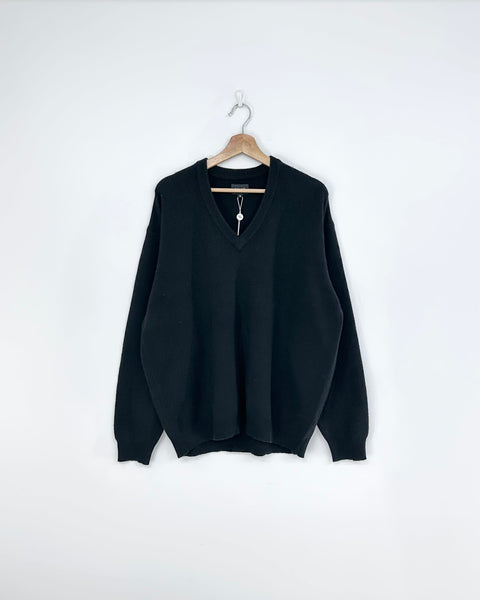 BEAMS V NECK WOOL KNIT