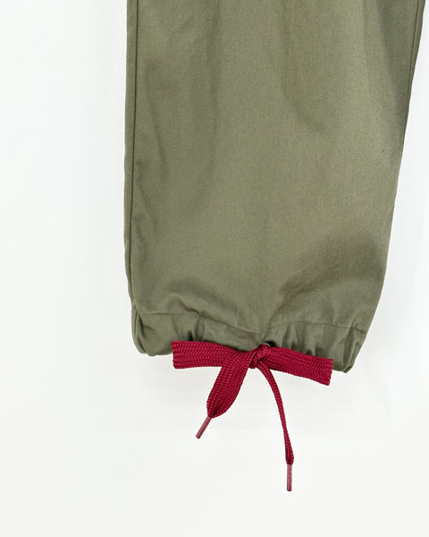 MASH UP MILITARY TROUSERS OLIVE