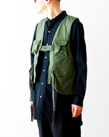 ENGINEERED GARMENTS COTTON RIPSTOP GAME VEST