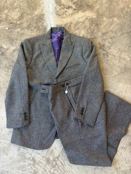 【Needles】Peaked Lapel 2B Jacket - Glen Plaid