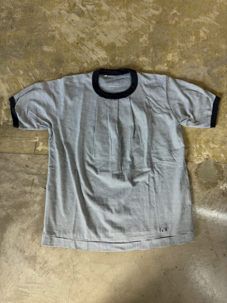 【Vincent et Mireille】BORDER TEE | BLACK
