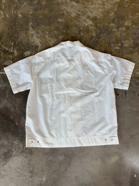 【Fraizzoli】SHORT SLEEVE SHIRT BLOUSON |  WHITE