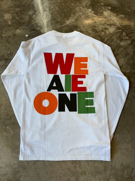 【AiE】PRINTED L/S POCKET TEE | WHITE