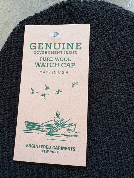 【ENGINEERED GARMENTS】Wool Watch Cap | RED / NAVY / BLACK / BROWN / GRAY