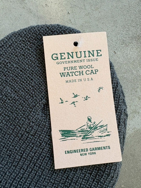【ENGINEERED GARMENTS】Wool Watch Cap | RED / NAVY / BLACK / BROWN / GRAY