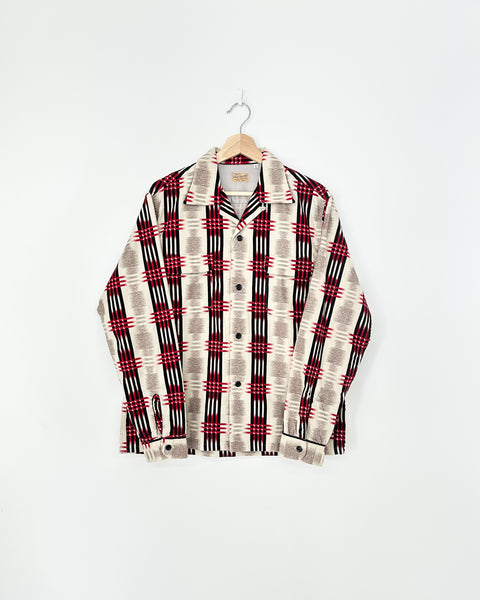 STYLE EYES GRADATION CHECK SHIRT RED
