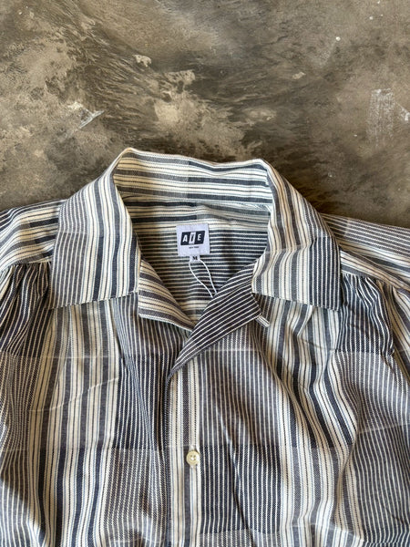 【AIE】Painter Shirt - Cotton Dobby Stripe