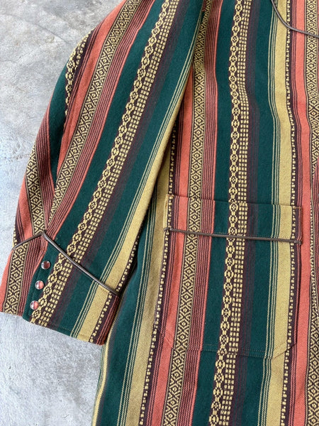 【AIE】WK Shop Coat - Cotton Dobby Stripe