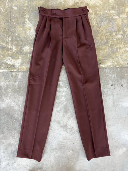 【Needles】TUCKED SIDE TAB TROUSER | RED