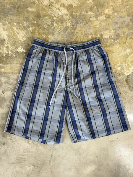 [Scye] PLAID COTTON POPLIN SHORT PANTS