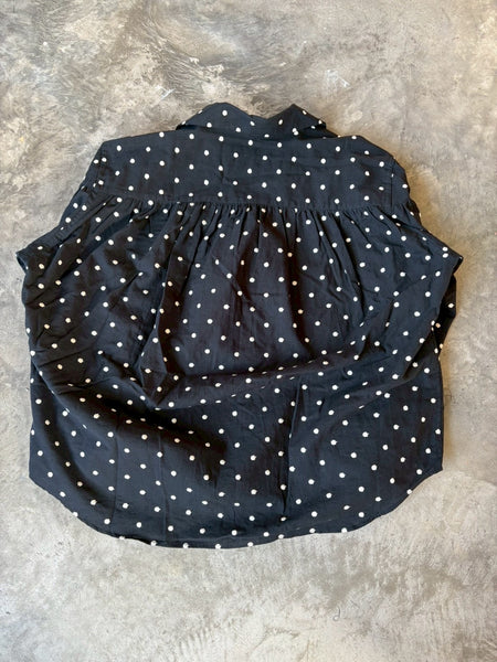 【AIE】Painter Shirt - Polka Dot Emb.