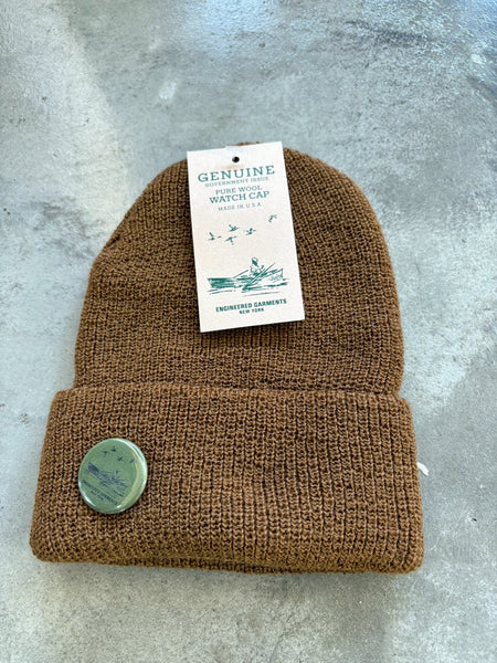 【ENGINEERED GARMENTS】Wool Watch Cap | RED / NAVY / BLACK / BROWN / GRAY