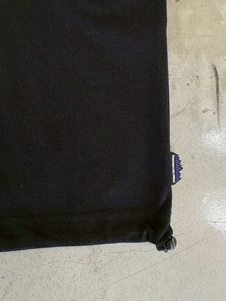 【THOUSAND MILE】DRAWCOAD T-SHIRT | BLACK