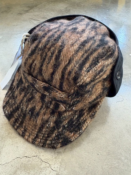 【ENGINEERED GARMENTS】Hunter's Cap - Acrylic Poly Bark Jq.