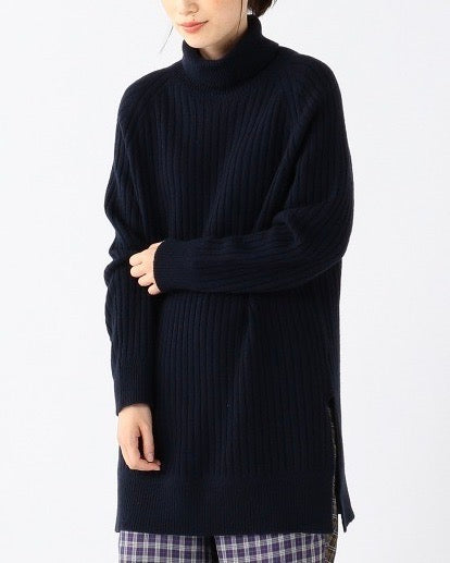 【BEAMS BOY】7G RIB WHOLE-GARMENT KNIT