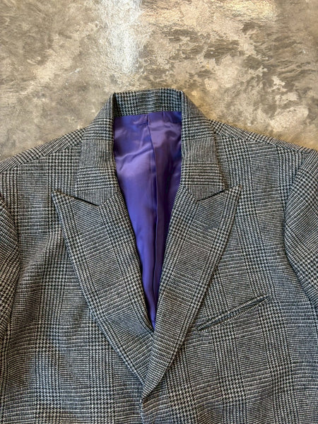 【Needles】Peaked Lapel 2B Jacket - Glen Plaid