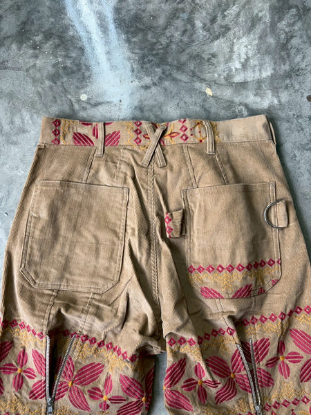【AIE】PTB Pant - 14W Corduroy / Flower