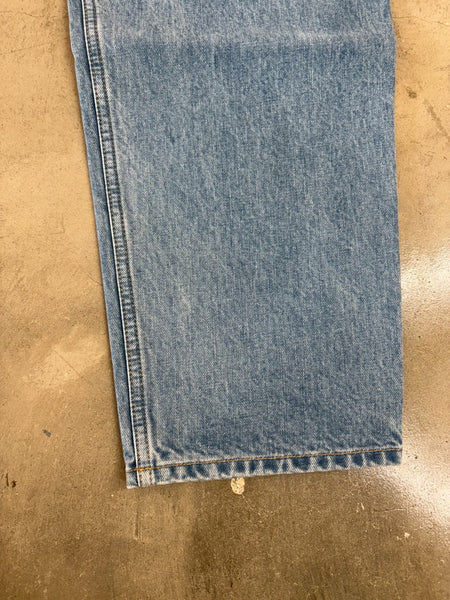 【EVCON】5POCKET TUCK WIDE DENIM PANTS| BLUE