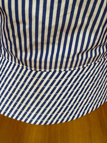 【KIJIMA TAKAYUKI】STRIPE BUKET HAT | BLUE