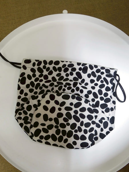 【Scye BASICS】PIG SUEDE DRAWSTRING BAG | LEOPARD
