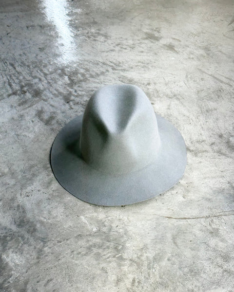 KIJIMA TAKAYUKI RABBIT HAIR FELT HAT GRAY