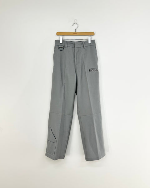 OFF-WHITE WOOL FOLDED CHINO
