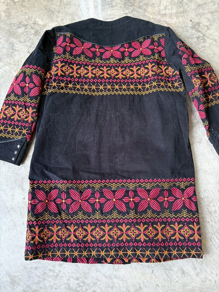 【AIE】WK Shop Coat - 14W Corduroy / Flower