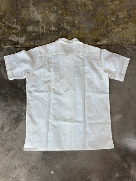 【SERO】SHORT SLEEVE OPEN COLLAR SHIRT | WHITE