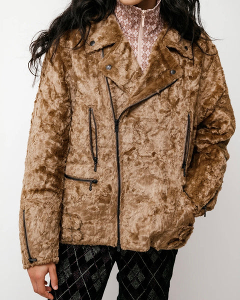 Fur Double Rider 【Needles】FAUX FUR DOUBLE RIDERS JACKET | EDISTORIAL STORE