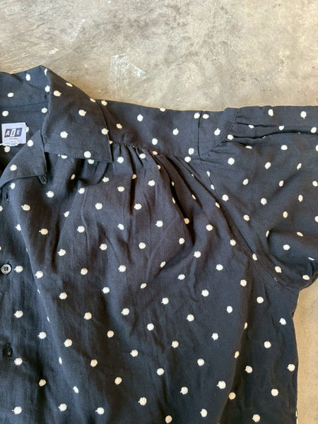 【AIE】Painter Shirt - Polka Dot Emb.