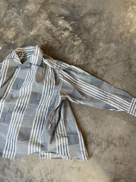 【AIE】Painter Shirt - Cotton Dobby Stripe