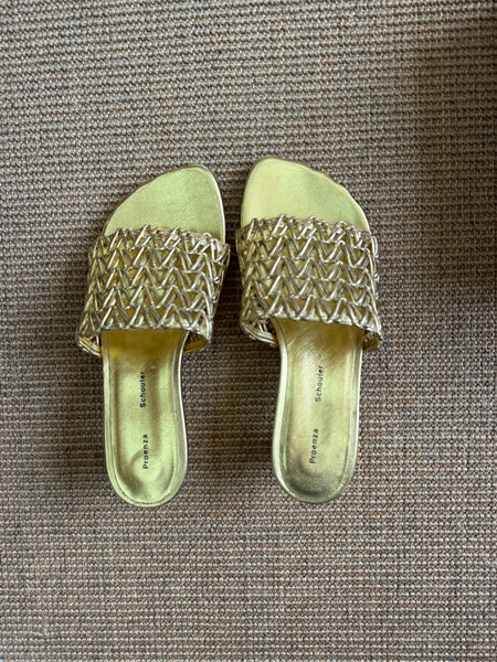 【 PROENZA SCHOULER 】WOVEN NAPPA SANDALS