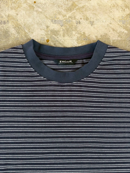 【EVCON】BORDER TEE | CHARCOAL