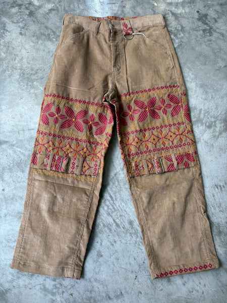 【AIE】PTB Pant - 14W Corduroy / Flower