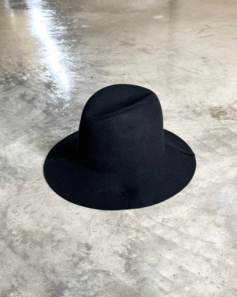 KIJIMA TAKAYUKI DARTS FELT HAT BLACK